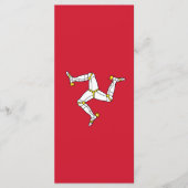 マン島の国旗 メニュー (正面)