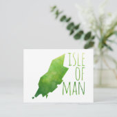 マン島の地図 ポストカード (スタンド正面)