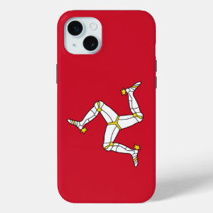 マン島の旗のApple iPhone 15 Plusケース Miniケース