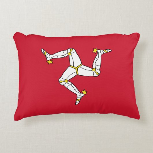 マン島の旗 アクセントクッション (正面)