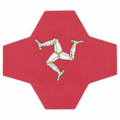 マン島の旗 サッカーボール (フラット)