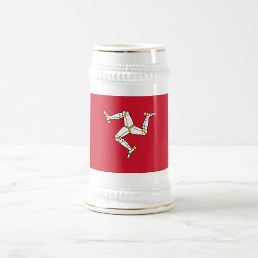 マン島の旗 ビールジョッキ (中央)