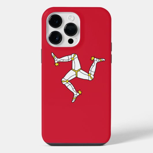 マン島の旗 iPhoneケース (裏面)