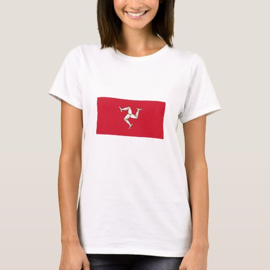 マン島の旗 Tシャツ (正面)