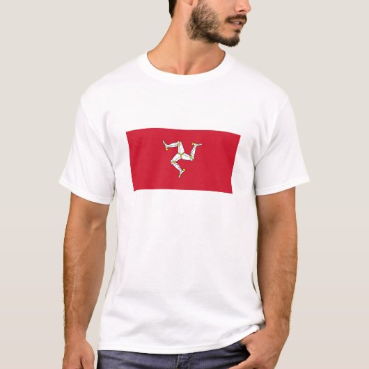 マン島の旗 Tシャツ (正面)