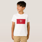 マン島の旗 Tシャツ (正面フル)