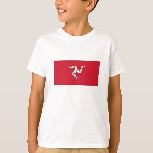 マン島の旗 Tシャツ (正面)
