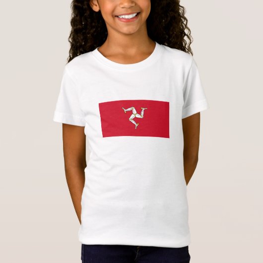 マン島の旗 Tシャツ (正面)