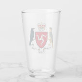 マン島の紋章 タンブラーグラス (裏面)