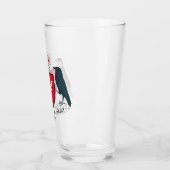 マン島の紋章 タンブラーグラス (左)