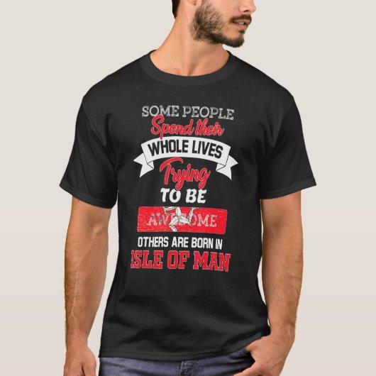 マン島の素晴らしい島 Tシャツ (正面)