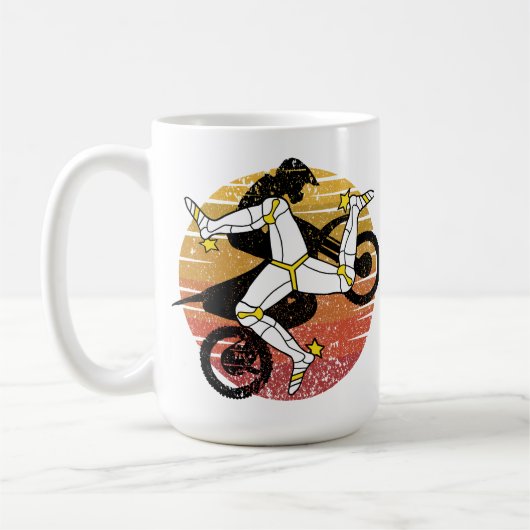 マン島スポーツMotocross コーヒーマグカップ (左)