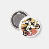 マン島スポーツMotocross マグネット (正面/裏面)