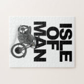 マン島バイクのレーサー ジグソーパズル (横)