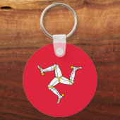 マン島国旗 キーホルダー (正面)