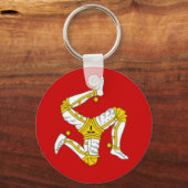 マン島国旗 キーホルダー (正面)