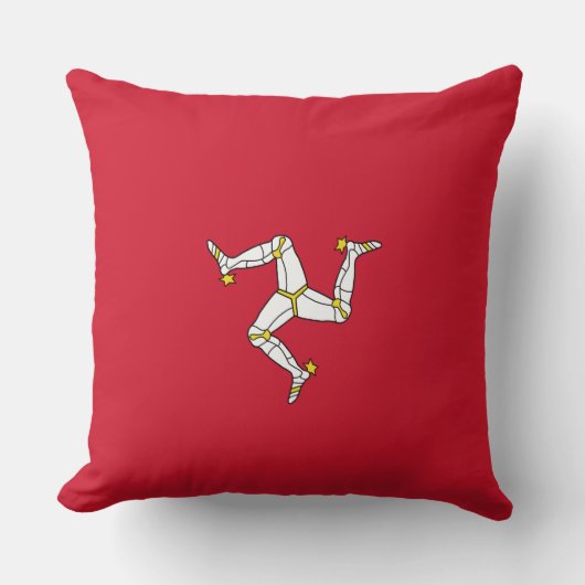 マン島国旗 クッション (正面)