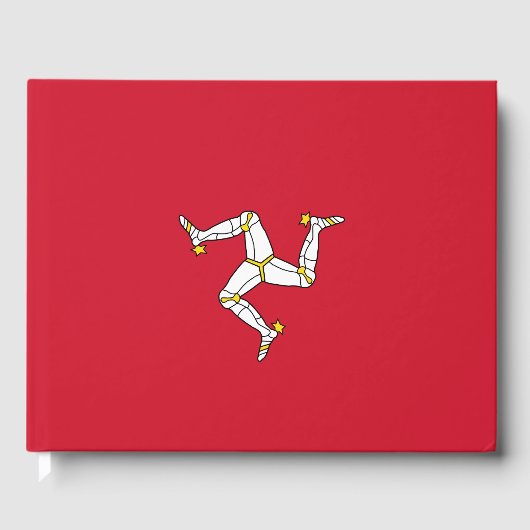 マン島国旗 ゲストブック (正面)