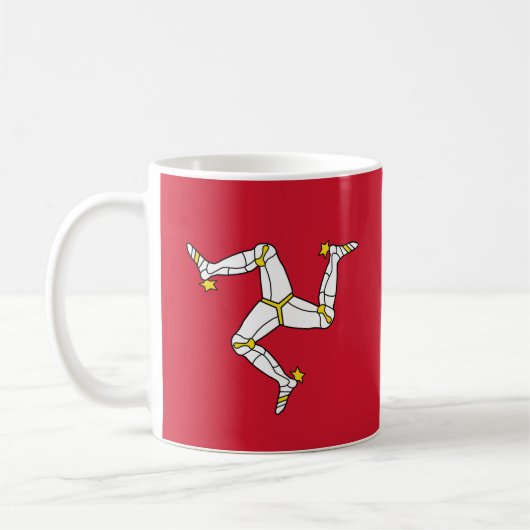マン島国旗 コーヒーマグカップ (左)
