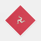 マン島国旗 スタンダードランチョンナプキン (角)