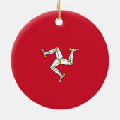 マン島国旗 セラミックオーナメント (裏面)