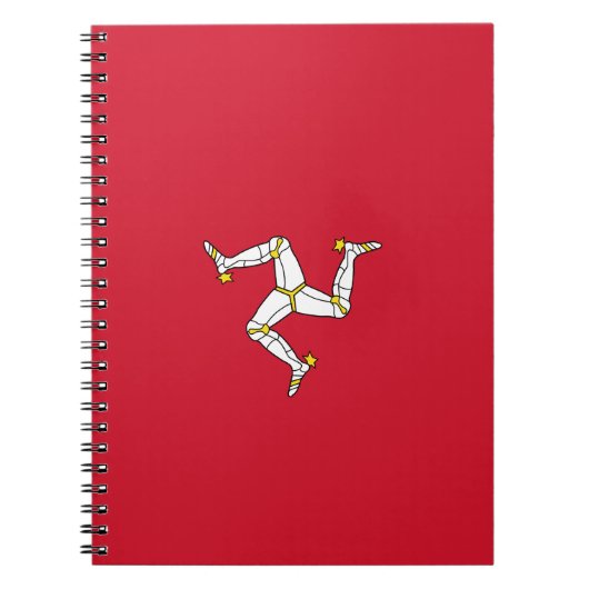 マン島国旗 ノートブック (正面)