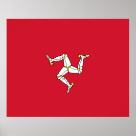 マン島国旗 ポスター