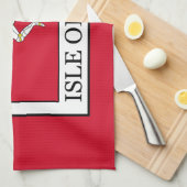 マン島 キッチンタオル (四つ折り)