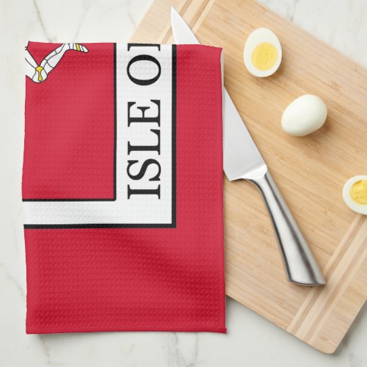 マン島 キッチンタオル (四つ折り)