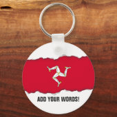 マン島 キーホルダー (正面)