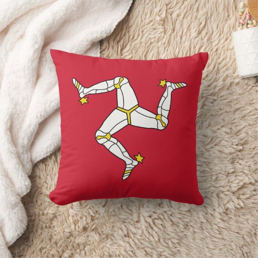 マン島 クッション (ブランケット)