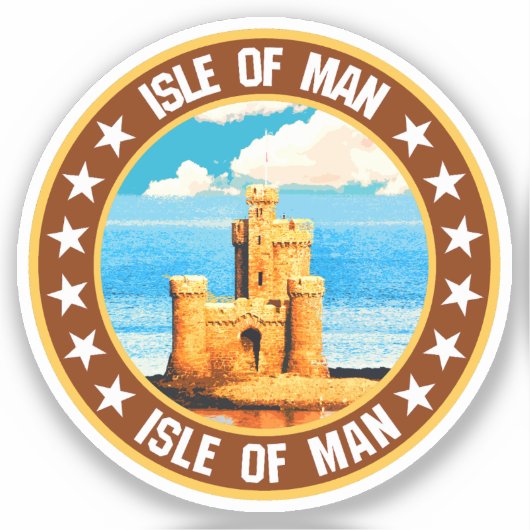 マン島 シール (正面)