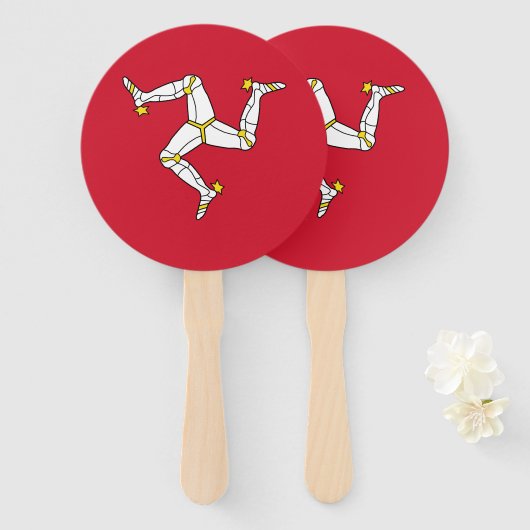 マン島 ハンドファン (正面&裏面)