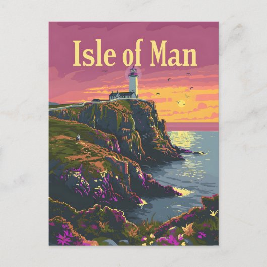 マン島 ポストカード (正面)
