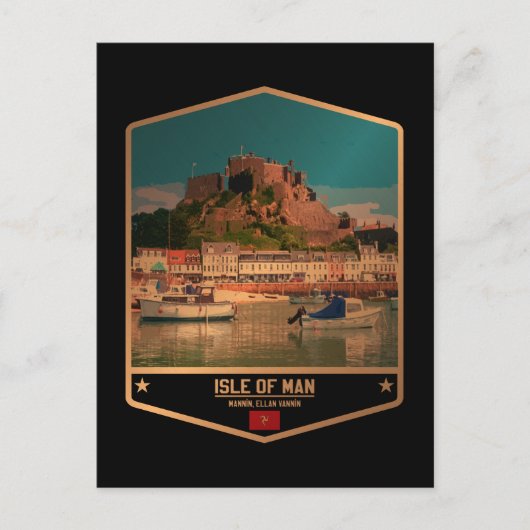 マン島 ポストカード (正面)