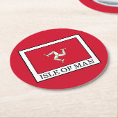 マン島 ラウンドペーパーコースター (アングル)