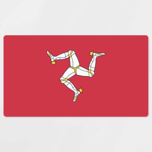 マン島 ラベル (デザイン2)