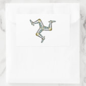 マン島 長方形シール (バッグ)