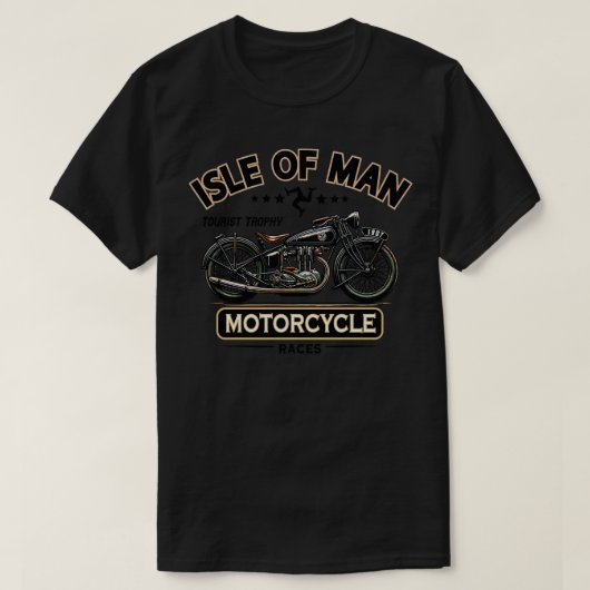マン島TTレース Tシャツ (デザイン正面)