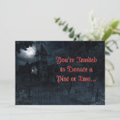 マン幽霊のよく出るションカスタム招待状 招待状 (スタンド正面)