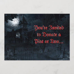 マン幽霊のよく出るションカスタム招待状 招待状