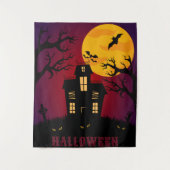 マン幽霊のよく出るションハロウィーン タペストリー (正面)