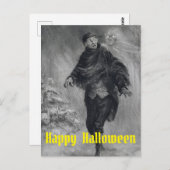 マン幽霊のよく出るハッピーハローウィン幽霊たち ポストカード (正面/裏面)