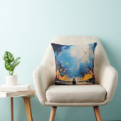 マン歩くインザフォレスト装飾用クッション クッション (椅子)