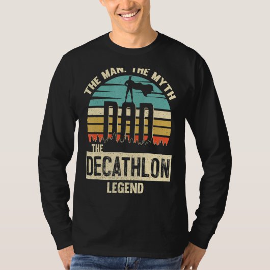 マン神話レジェンドパパDecathlonアメージングプレイヤー Tシャツ (正面)