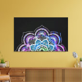 マン色彩の鮮やかダラ キャンバスプリント (インサイチュ (リビング))