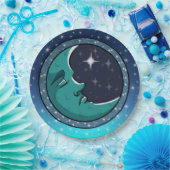 マン顔インムーン ペーパープレート (パーティー)