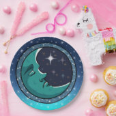 マン顔インムーン ペーパープレート (パーティー)