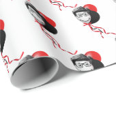 マン顔バルーンブーケ ラッピングペーパー (ロールコーナー)