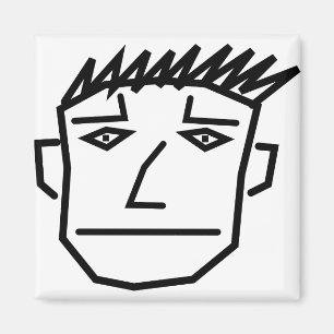 マン顔 マグネット